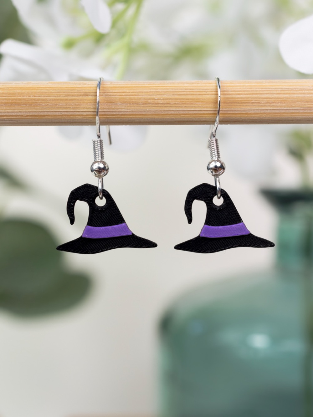 Halloween Witches Hat Earrings